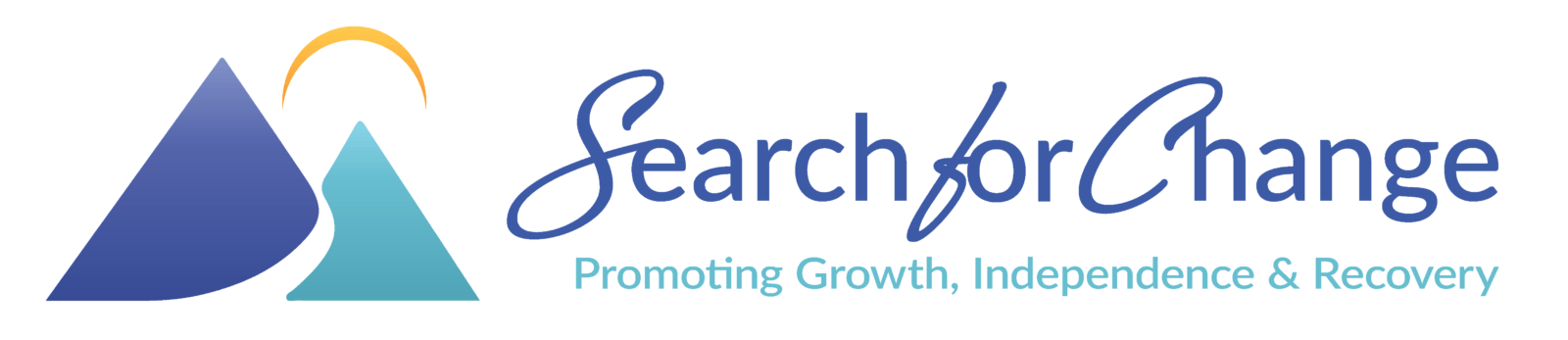 Search for Change Logo in blue color