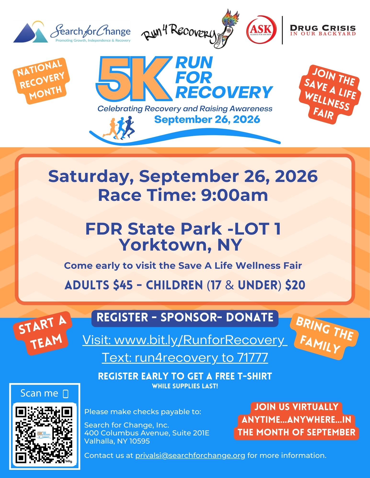 Logo with the words Save A LIfe Wellsness Fair in Black